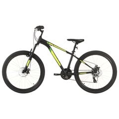 Kalnų dviratis, juodas, 21 greitis, 27,5 colių ratai цена и информация | Велосипеды | pigu.lt