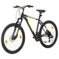 Kalnų dviratis 27,5 colių ratai, juodas kaina ir informacija | Dviračiai | pigu.lt