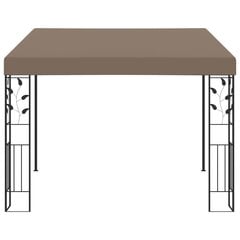 Prie sienos montuojama pavėsinė, 3x3x2,5 m, ruda цена и информация | Беседки, навесы, тенты | pigu.lt