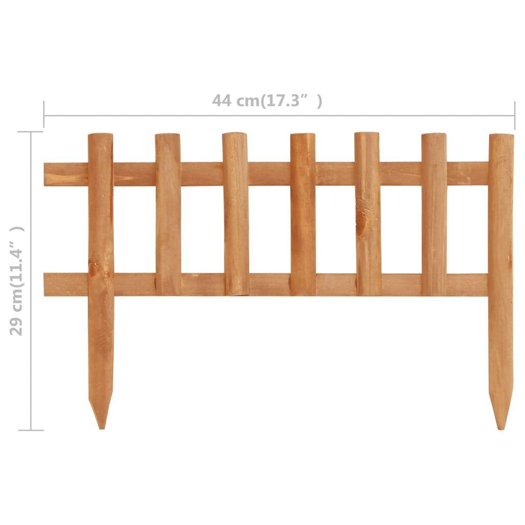 Vejos pertvaros, 10 vnt., 4,4 m, eglės mediena цена и информация | Tvoros ir jų priedai | pigu.lt