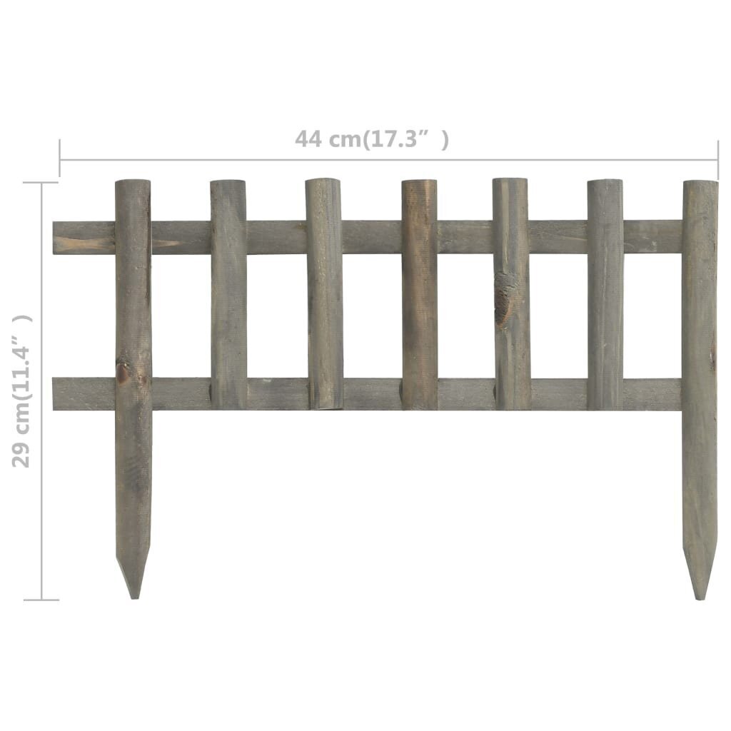 Vejos pertvaros, 10 vnt., 4,4 m, eglės mediena kaina ir informacija | Tvoros ir jų priedai | pigu.lt