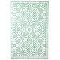 Esschert Design lauko kilimas, 182x122 cm, žalios ir baltos spalvos цена и информация | Kilimai | pigu.lt