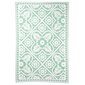 Esschert Design lauko kilimas, 182x122 cm, žalios ir baltos spalvos kaina ir informacija | Kilimai | pigu.lt