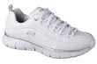 Sportiniai bateliai moterims Skechers Synergy 3.0 13260-WSL, balti цена и информация | Sportiniai bateliai, kedai moterims | pigu.lt