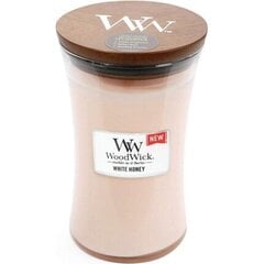 WoodWick ароматическая свеча White Honey, 609,5 г цена и информация | Подсвечники, свечи | pigu.lt