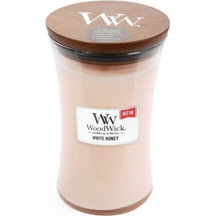 WoodWick kvapioji žvakė White Honey, 609,5 g цена и информация | Žvakės, Žvakidės | pigu.lt