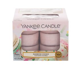 Kvapiosios arbatinės žvakės Yankee Candle Rainbow Cookie 9,8 g, 12 vnt. kaina ir informacija | Žvakės, Žvakidės | pigu.lt