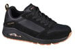 Sportiniai bateliai moterims Skechers Uno-Solid Air 155132-BBK, juodi цена и информация | Sportiniai bateliai, kedai moterims | pigu.lt