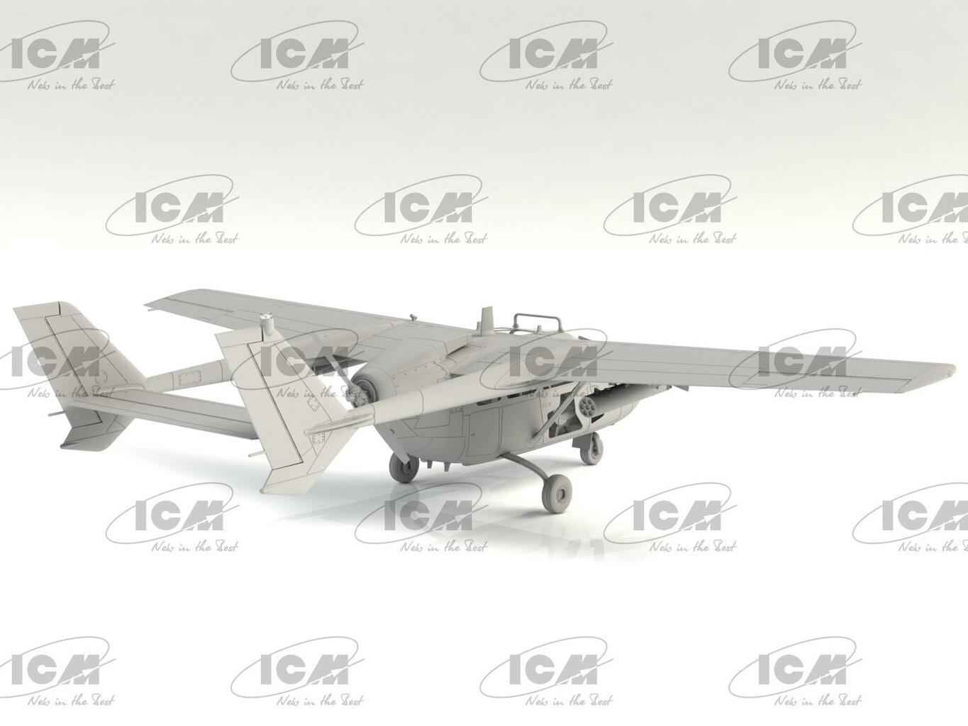 Klijuojamas Modelis ICM 48292 Cessna O-2A (late production) 1/48 kaina ir informacija | Klijuojami modeliai | pigu.lt