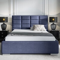 Кровать Selsey Elibin, 160x200 см, синяя цена и информация | Кровати | pigu.lt