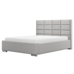 Кровать Selsey Elibin, 160x200 см, светло-серая цена и информация | Кровати | pigu.lt