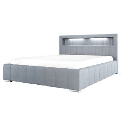 Кровать Selsey Foenum, 140x200 см, серая цена и информация | Кровати | pigu.lt