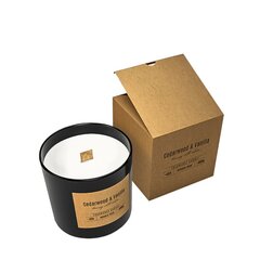 Kvapioji žvakė Cedarwood & Vanilla 300 g kaina ir informacija | Žvakės, Žvakidės | pigu.lt