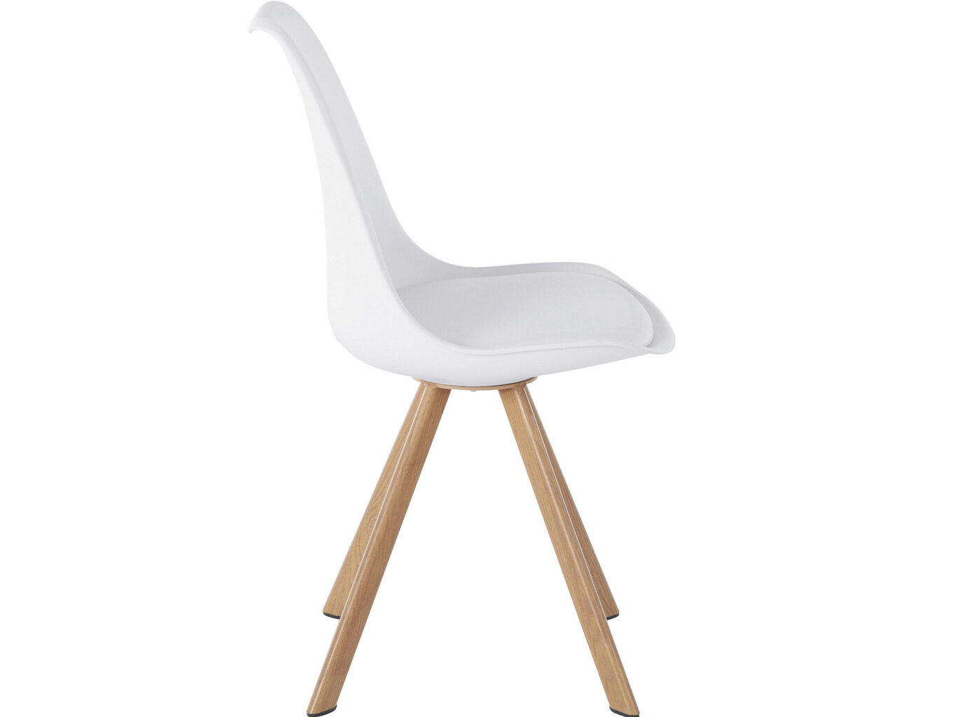 2-jų kėdžių komplektas Notio Living Lecce, baltas kaina ir informacija | Virtuvės ir valgomojo kėdės | pigu.lt