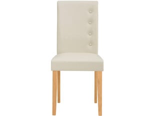 Набор из 2 стульев Notio Living Billa, кремовый/светло-коричневый цена и информация | Стулья для кухни и столовой | pigu.lt
