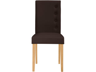 2-jų kėdžių komplektas Notio Living Billa, rudas/šviesiai rudas kaina ir informacija | Virtuvės ir valgomojo kėdės | pigu.lt