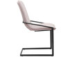 2-jų kėdžių komplektas Notio Living Virtu, rožinis kaina ir informacija | Virtuvės ir valgomojo kėdės | pigu.lt