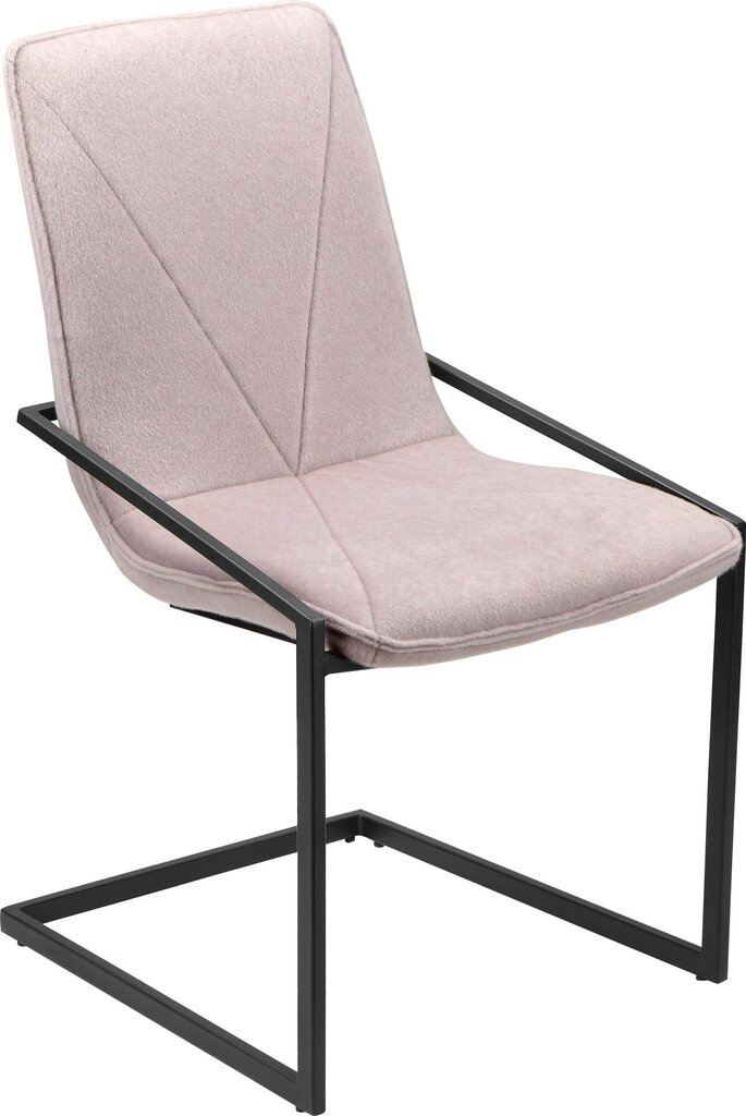 2-jų kėdžių komplektas Notio Living Virtu, rožinis kaina ir informacija | Virtuvės ir valgomojo kėdės | pigu.lt