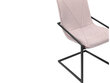 2-jų kėdžių komplektas Notio Living Virtu, rožinis цена и информация | Virtuvės ir valgomojo kėdės | pigu.lt