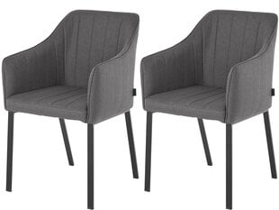 Комплект из 2-х стульев для столовой Jaxon armchair 2 pack - Anthracite fabric 5989413 цена и информация | Стулья для кухни и столовой | pigu.lt