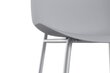 2-jų kėdžių komplektas Notio Living Orca, pilkas kaina ir informacija | Virtuvės ir valgomojo kėdės | pigu.lt