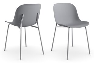 Комплект из 2-х стульев Notio Living Orca, серый цена и информация | Стулья для кухни и столовой | pigu.lt