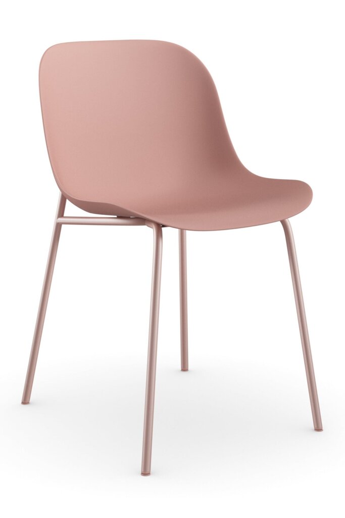2-jų kėdžių komplektas Notio Living Orca, rožinis kaina ir informacija | Virtuvės ir valgomojo kėdės | pigu.lt