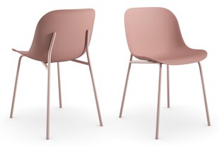 Комплект из 2-х стульев Notio Living Orca, розовый цена и информация | Стулья для кухни и столовой | pigu.lt