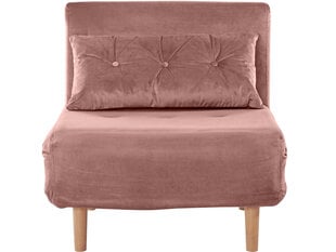 Miegamasis fotelis Notio Living Malina, rožinis kaina ir informacija | Svetainės foteliai | pigu.lt