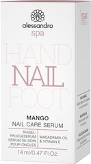 Сыворотка для ногтей и кутикулы Alessandro Mango Nail Care Serum, 14ml цена и информация | Лаки, укрепители для ногтей | pigu.lt