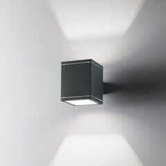 Ideal Lux šviestuvas Snif Ap1 Square Antracite 121963 kaina ir informacija | Lauko šviestuvai | pigu.lt