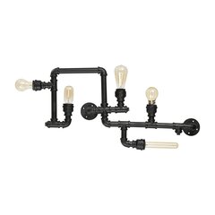 Ideal Lux šviestuvas Plumber Pl5 Nero 136707 kaina ir informacija | Lubiniai šviestuvai | pigu.lt