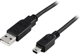 Kabelis Deltaco USB-26S USB 2.0-A/MINI-B,2m kaina ir informacija | Kabeliai ir laidai | pigu.lt