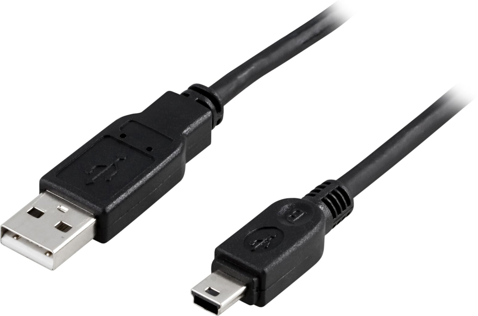 Kabelis Deltaco USB-26S USB 2.0-A/MINI-B,2m kaina ir informacija | Kabeliai ir laidai | pigu.lt
