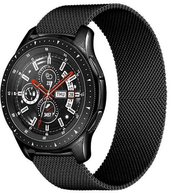 4wrist Watch Band Black kaina ir informacija | Išmaniųjų laikrodžių ir apyrankių priedai | pigu.lt