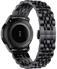 4wrist Watch Band Black kaina ir informacija | Išmaniųjų laikrodžių ir apyrankių priedai | pigu.lt