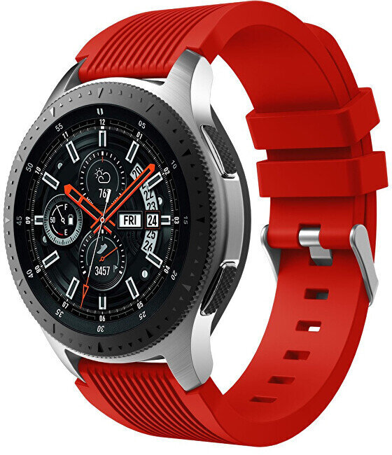 4wrist Watch Band Red цена и информация | Išmaniųjų laikrodžių ir apyrankių priedai | pigu.lt