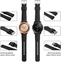 4wrist Watch Band Black kaina ir informacija | Išmaniųjų laikrodžių ir apyrankių priedai | pigu.lt