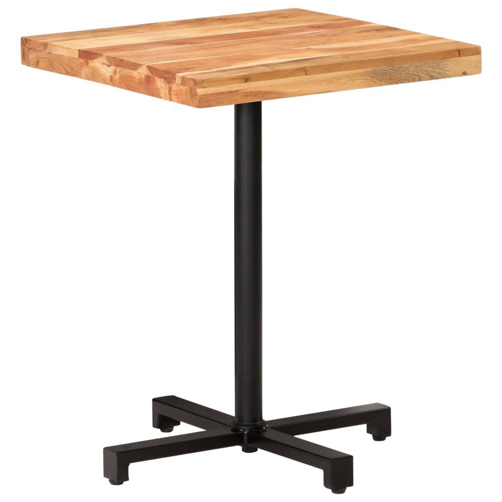 Staliukas, 60x60x75 cm, rudas kaina ir informacija | Virtuvės ir valgomojo stalai, staliukai | pigu.lt