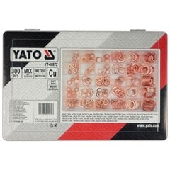 Yato poveržlių rinkinys, 300 dalių, varis, YT-06872 kaina ir informacija | Mechaniniai įrankiai | pigu.lt