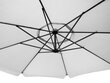 Sodo skėtis su prailginimu, 3m, šviesiai pilkas kaina ir informacija | Skėčiai, markizės, stovai | pigu.lt