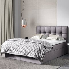 Кровать Selsey Rekius, 160x200 см, серая цена и информация | Кровати | pigu.lt