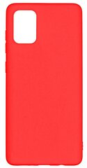Evelatus Xiaomi Redmi Note 9T Soft Touch Silicone Red kaina ir informacija | Telefono dėklai | pigu.lt
