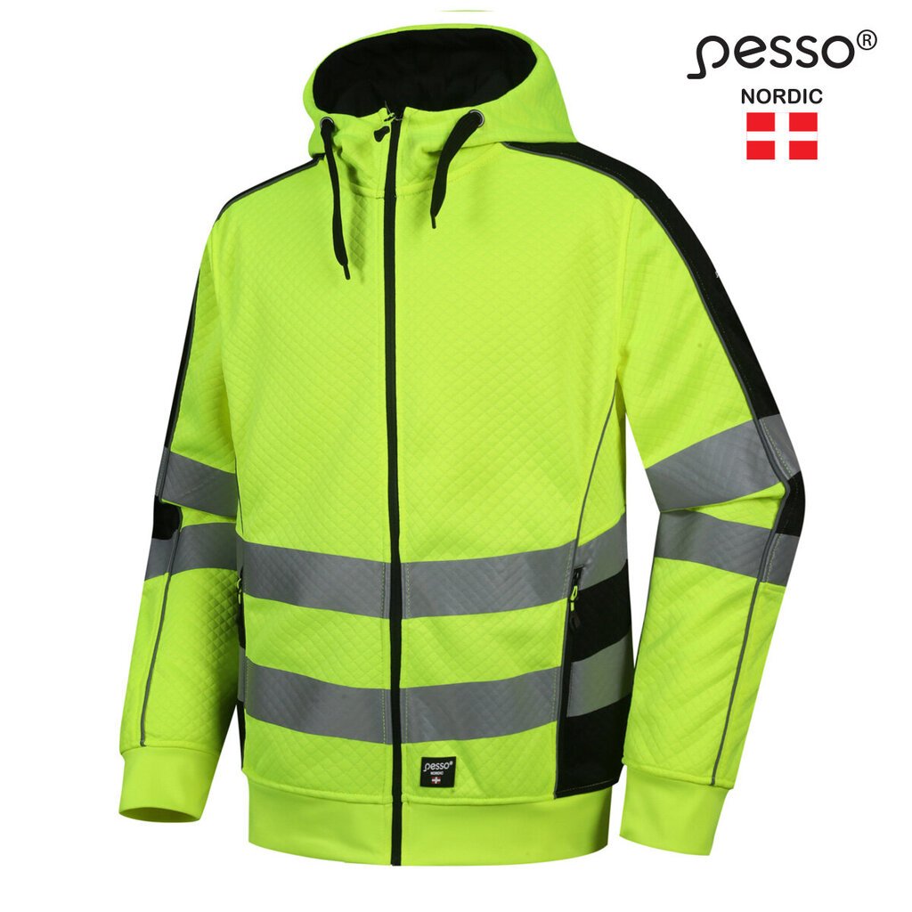 Džemperis Pesso FL05 HI-VIS, geltonas | FL05_G kaina ir informacija | Darbo rūbai | pigu.lt