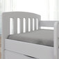 Vaikiška lova su čiužiniu Selsey Pamma, 80x160 cm, balta kaina ir informacija | Vaikiškos lovos | pigu.lt
