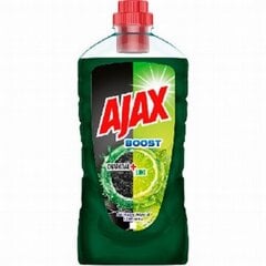 Ajax Boost grindų valiklis Charcoal Lime, 1l kaina ir informacija | Valikliai | pigu.lt