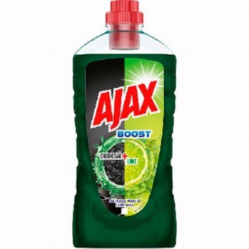 Ajax Boost grindų valiklis Charcoal Lime, 1l цена и информация | Valikliai | pigu.lt