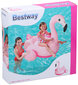 Pripučiamas plaustas Bestway Flamingo, 135x119 cm kaina ir informacija | Pripučiamos ir paplūdimio prekės | pigu.lt