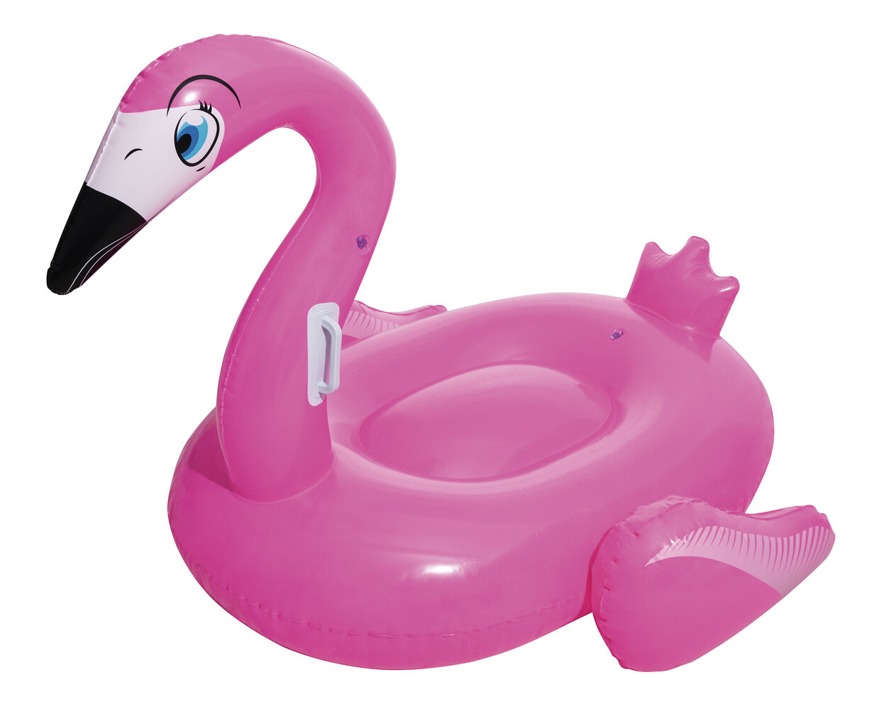 Pripučiamas plaustas Bestway Flamingo, 135x119 cm kaina ir informacija | Pripučiamos ir paplūdimio prekės | pigu.lt