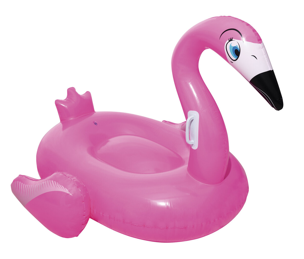 Pripučiamas plaustas Bestway Flamingo, 135x119 cm kaina ir informacija | Pripučiamos ir paplūdimio prekės | pigu.lt